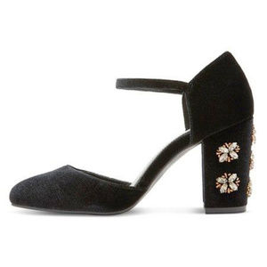 Farylrobin Diamond Velvet Shoes